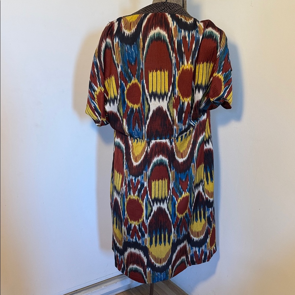 Dries Van Noten Multicolor Patterned Dress - Picture 4 of 4